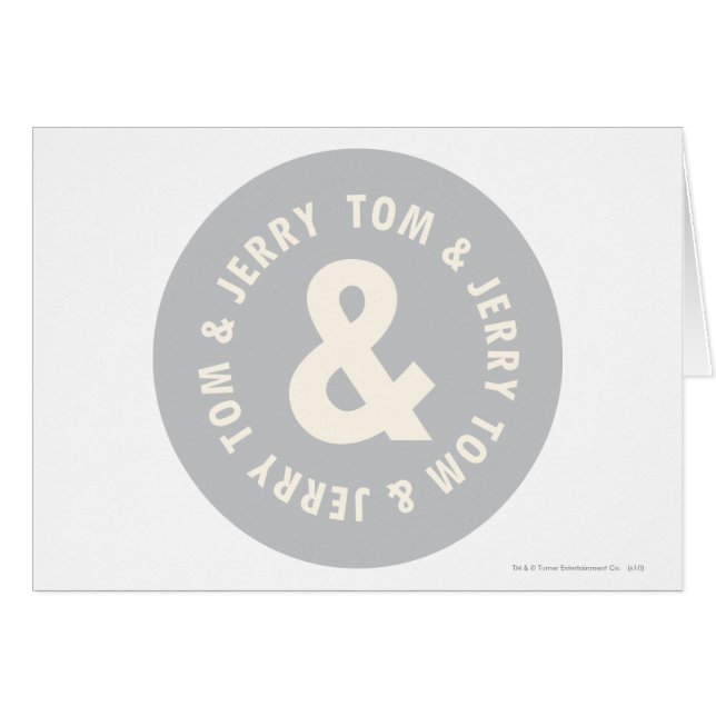 TomとJerry Roundロゴ1 (正面横)