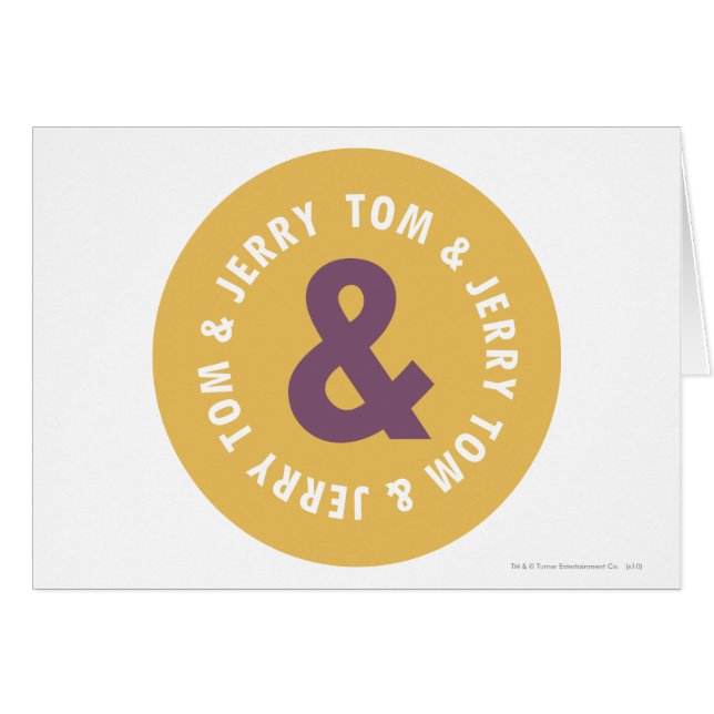 TomとJerry Roundロゴ3 (正面横)