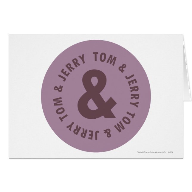 TomとJerry Roundロゴ7 (正面横)