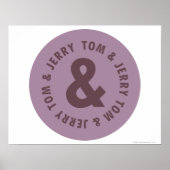 TomとJerry Roundロゴ7 ポスター (正面)