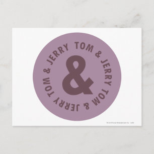 TomとJerry Roundロゴ7 ポストカード