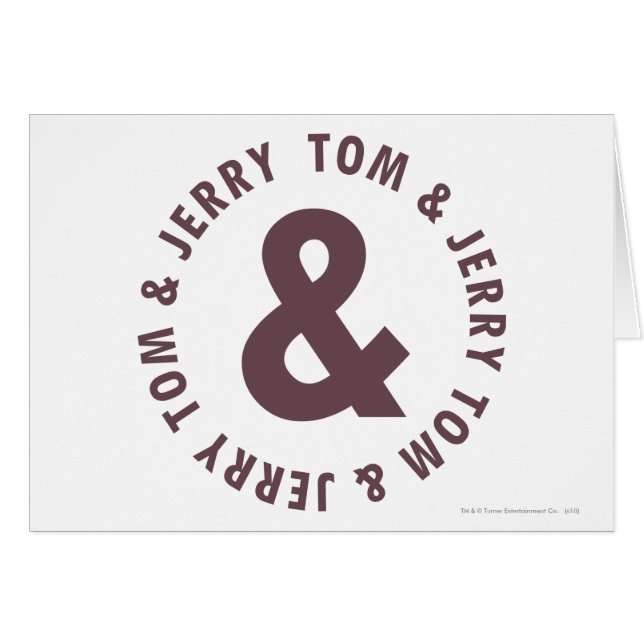 TomとJerry Roundロゴ8 (正面横)