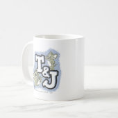 TomとJerry T&Jロゴ コーヒーマグカップ (正面左)