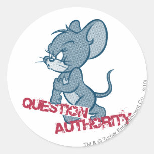 TomとJerry Tack Mouse 2 ラウンドシール