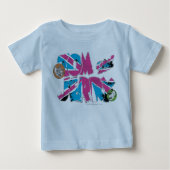 TomとJerry UK Overload ベビーTシャツ (正面)