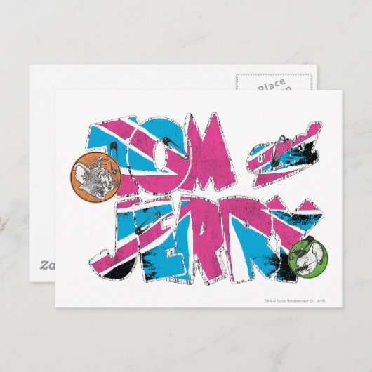 TomとJerry UK Overload ポストカード (正面/裏面)