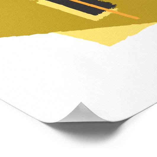 Tomシルエットロゴ ポスター (角)