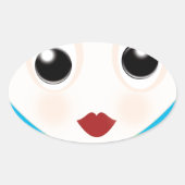 Tom 楕円形シール (正面)