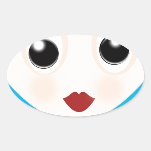 Tom 楕円形シール (正面)