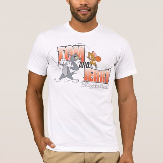 Tom and Jerry Basketball 3 Tシャツ (正面)