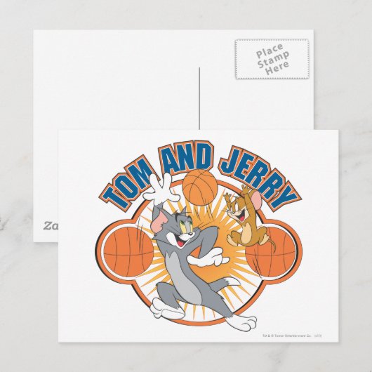 Tom and Jerry Basketball 4 ポストカード (正面/裏面)