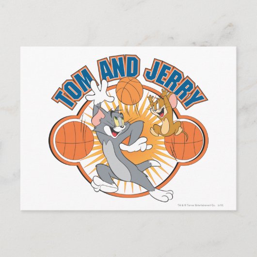 Tom and Jerry Basketball 4 ポストカード (正面)