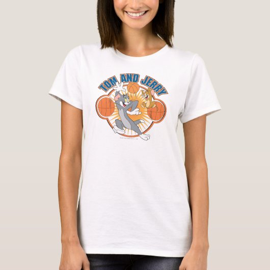 Tom and Jerry Basketball 4 Tシャツ (正面)