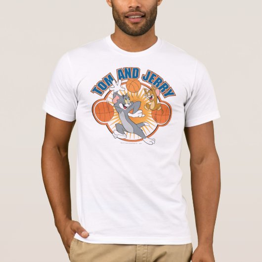 Tom and Jerry Basketball 4 Tシャツ (正面)