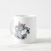 Tom and Jerry Black Paw Cat コーヒーマグカップ (正面左)