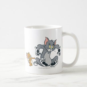 Tom and Jerry Black Paw Cat コーヒーマグカップ