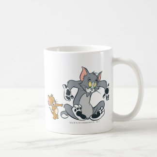 Tom and Jerry Black Paw Cat コーヒーマグカップ