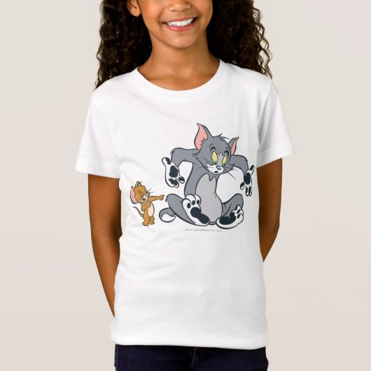 Tom and Jerry Black Paw Cat Tシャツ (正面)