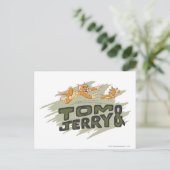 Tom and Jerry Chase Logo ポストカード (スタンド正面)