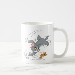 Tom and Jerry Chase Turn コーヒーマグカップ