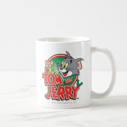 Tom and Jerry Classic Logo コーヒーマグカップ (右)