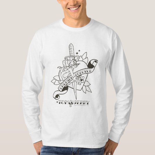 Tom and Jerry Enemies Forever 1 Tシャツ (正面)