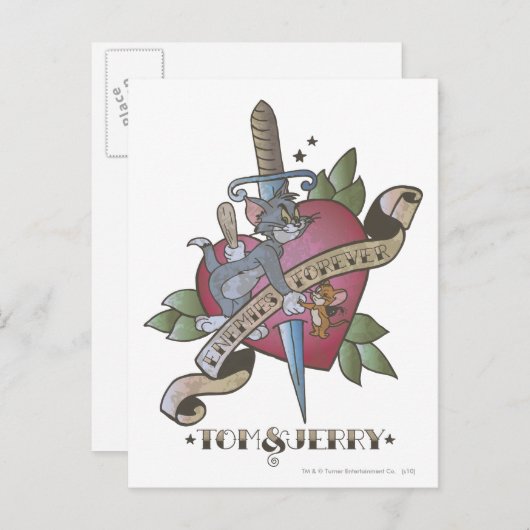 Tom and Jerry Enemies Forever 2 ポストカード (正面/裏面)