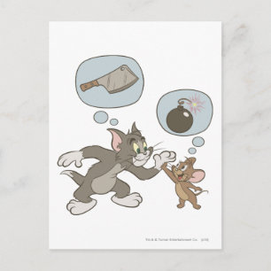 Tom and Jerry Evil Thoughts ポストカード