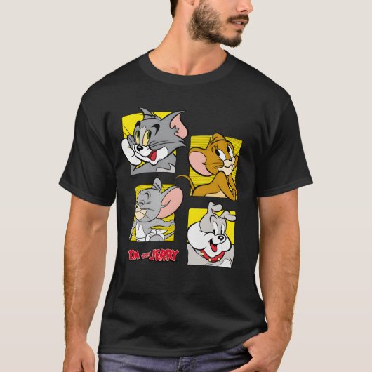 Tom and Jerry Four Friends funny Tシャツ (正面)