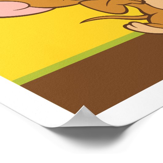 Tom and Jerry Hanna Barbera Logo ポスター (角)