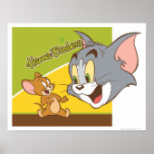 Tom and Jerry Hanna Barbera Logo ポスター (正面)