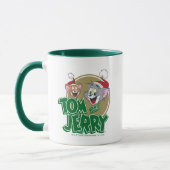 Tom and Jerry Holiday Logo マグカップ (左)