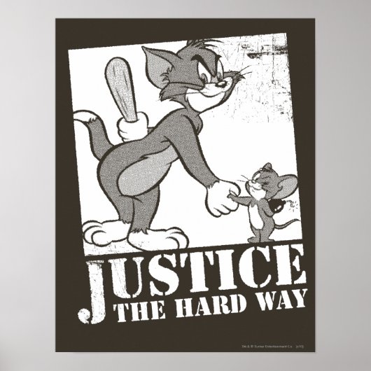 Tom And Jerry Justice the Hard Way ポスター (正面)
