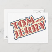 Tom and Jerry Logo ポストカード (正面/裏面)
