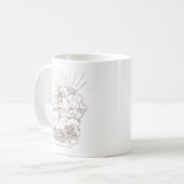 Tom and Jerry Outline コーヒーマグカップ (正面左)