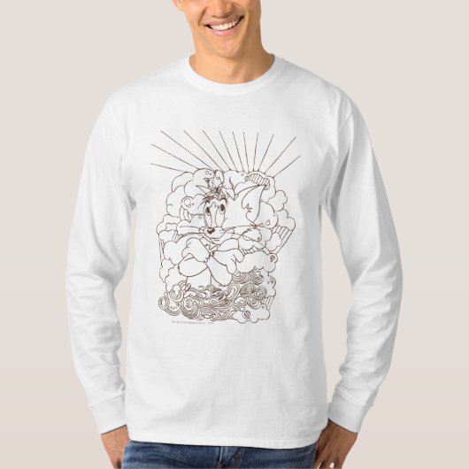 Tom and Jerry Outline Tシャツ (正面)