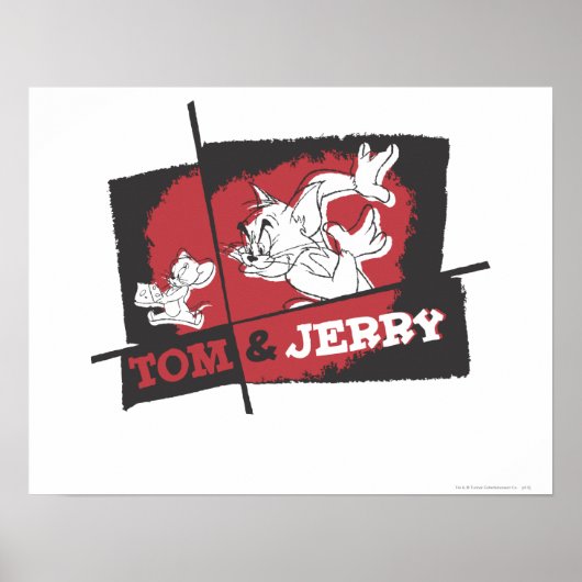 Tom and Jerry Red and Black ポスター (正面)