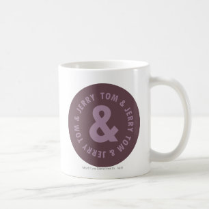 Tom and Jerry Round Logo 9 コーヒーマグカップ