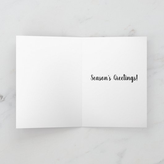 Tom and Jerry Santas By The Tree シーズンカード (内部)