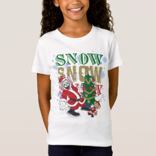 Tom and Jerry Santas By The Tree Tシャツ