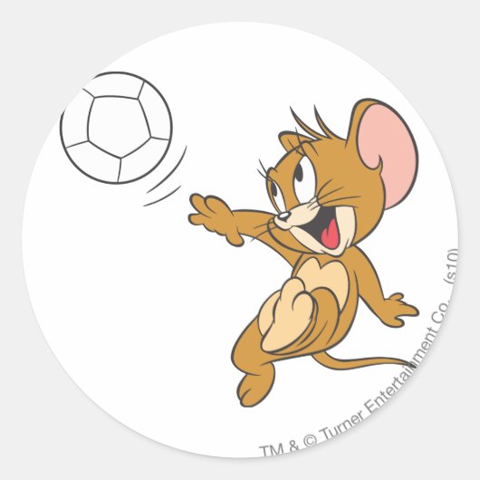 Tom and Jerry Soccer (Football) 1 ラウンドシール (正面)