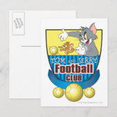 Tom and Jerry Soccer (Football) 5 ポストカード (正面/裏面)