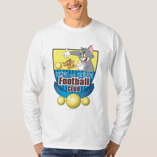 Tom and Jerry Soccer (Football) 5 Tシャツ (正面)