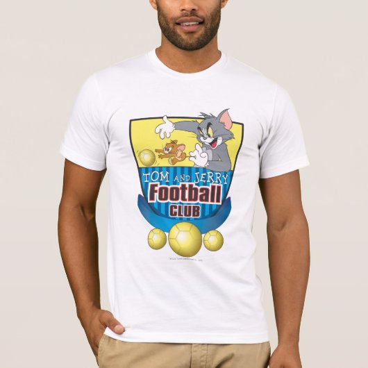 Tom and Jerry Soccer (Football) 5 Tシャツ (正面)