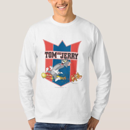 Tom and Jerry Soccer (Football) 7 Tシャツ (正面)