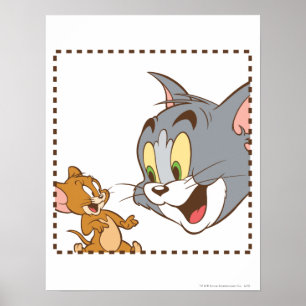Tom and Jerry Stamp ポスター