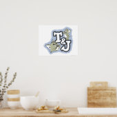 Tom and Jerry T&J Logo ポスター (キッチン)