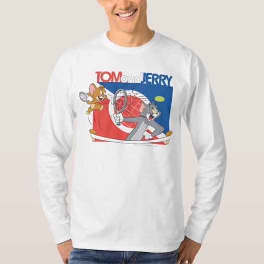 Tom and Jerry Tennis Stars 4 Tシャツ (正面)