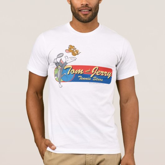 Tom and Jerry Tennis Stars 6 Tシャツ (正面)