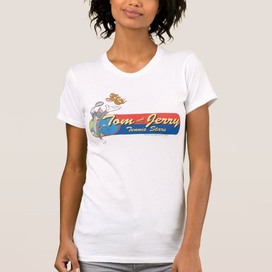 Tom and Jerry Tennis Stars 6 Tシャツ (正面)